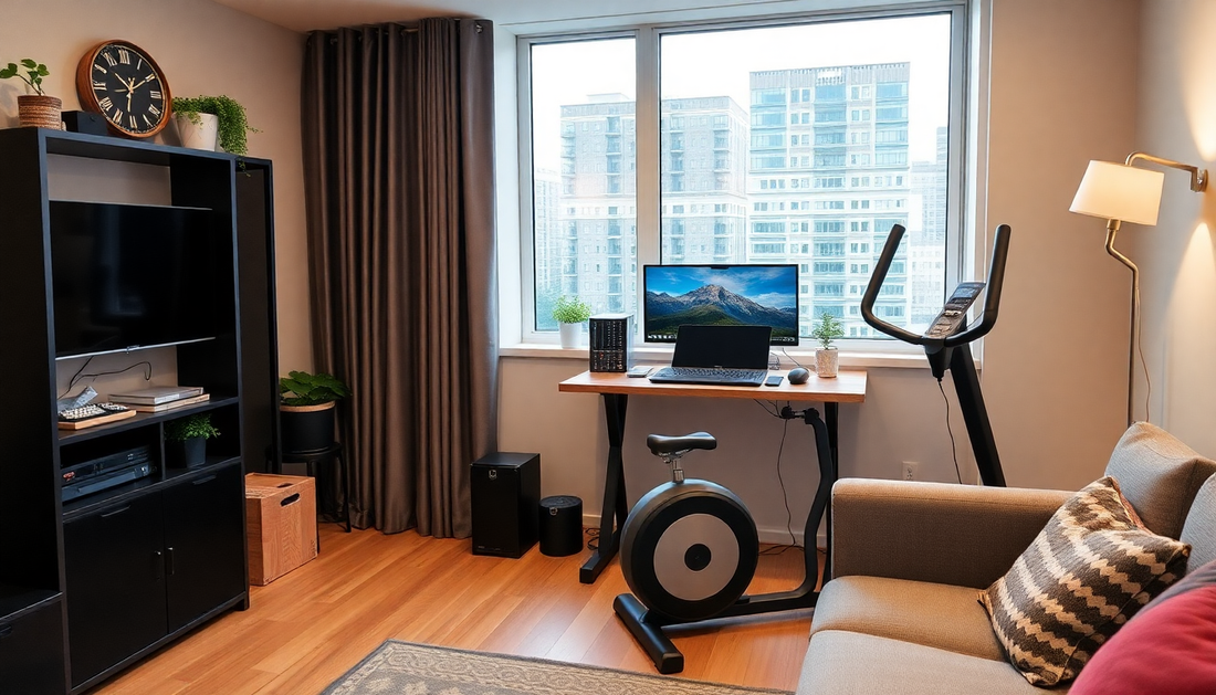 Optimizing Small Spaces: Innovative Design Hacks for Combined Home Office and Fitness Areas