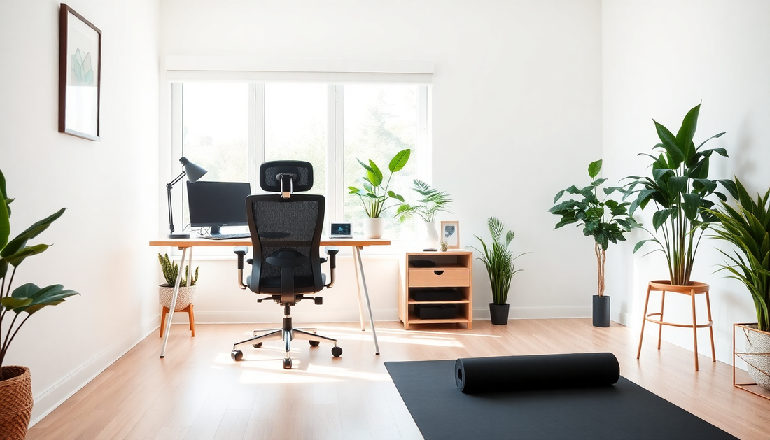 Integrating Mindfulness and Movement: Designing a Holistic Home Office and Fitness Space for Enhanced Mental and Physical Wellness