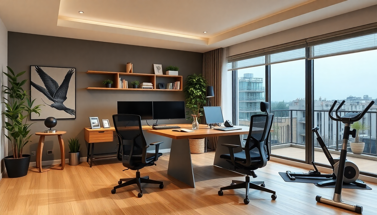Maximizing Comfort and Productivity: Innovative Design Ideas for Your Home Office and Fitness Space in 2025
