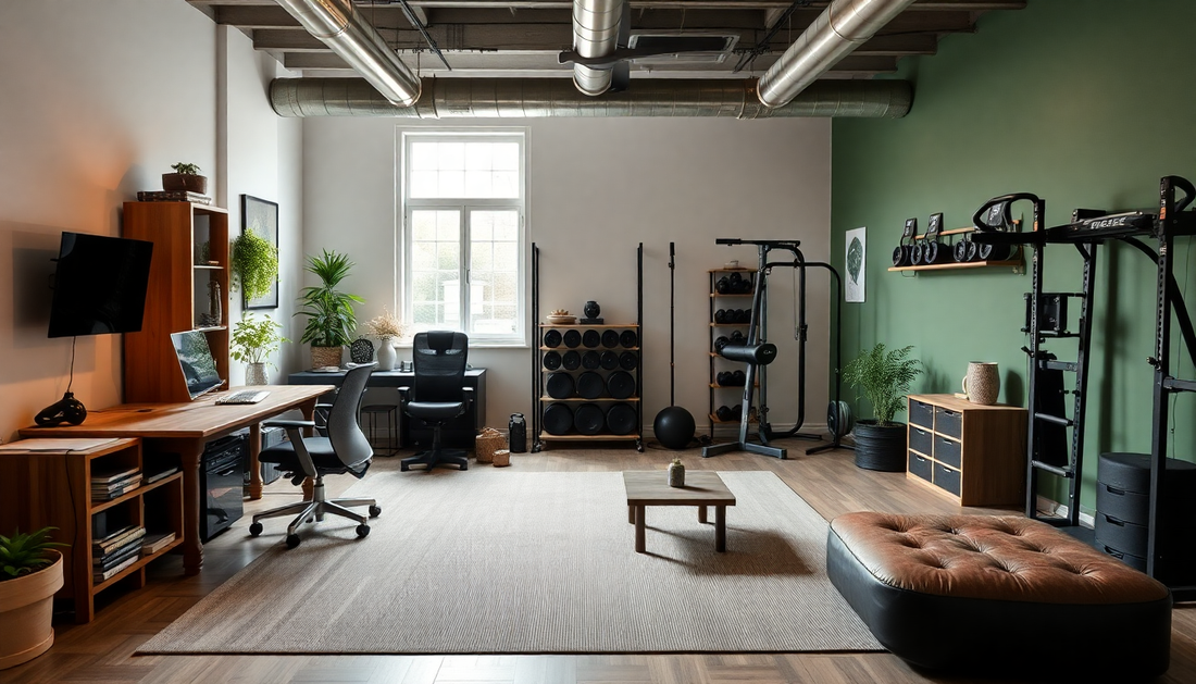 The Essential Home Studio and Gym Kit: Your Guide to Creating a Productive and Invigorating Space at Home - Dondepiso