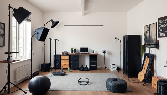 Essential Home Studio and Gym Setup: Must-Have Items for Optimal Productivity and Wellness