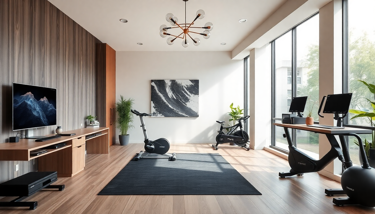 Reimagine Your Home Office & Fitness Space for 2025