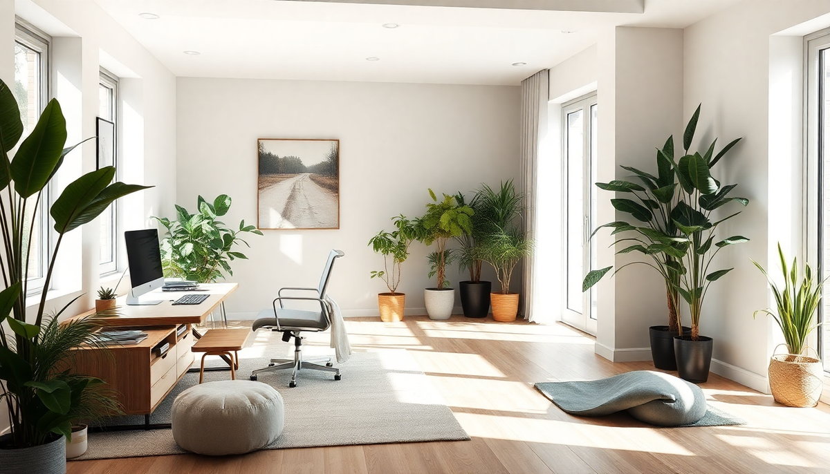Innovative Home Office and Fitness Space Design Ideas for 2025: Crafting a Productive and Wellness-Driven Environment - Dondepiso