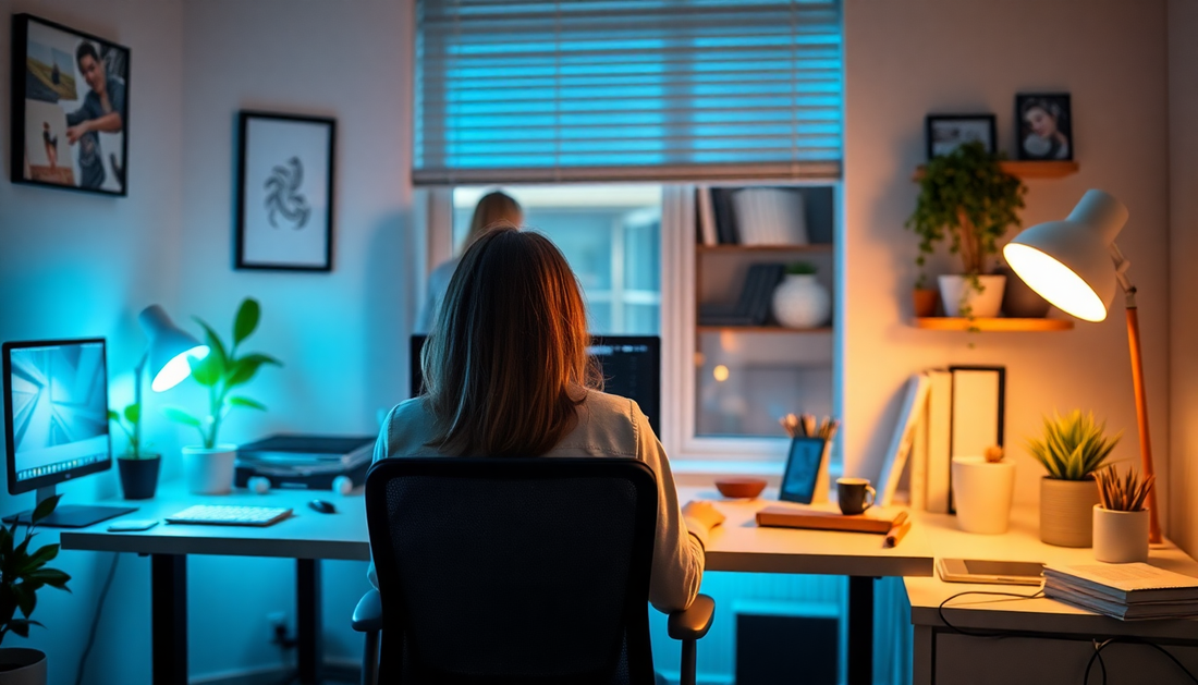 Zero-Notification Microbreaks for Your Home Office: Build a Low-Disruption System with Wearable Haptics, Circadian Lighting & Passive Sensors