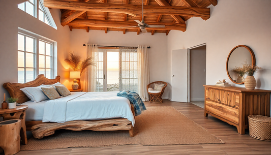 Elegant Coastal Bedroom Decor Ideas to Create a Serene Retreat with Natural Textures and Warm Accents