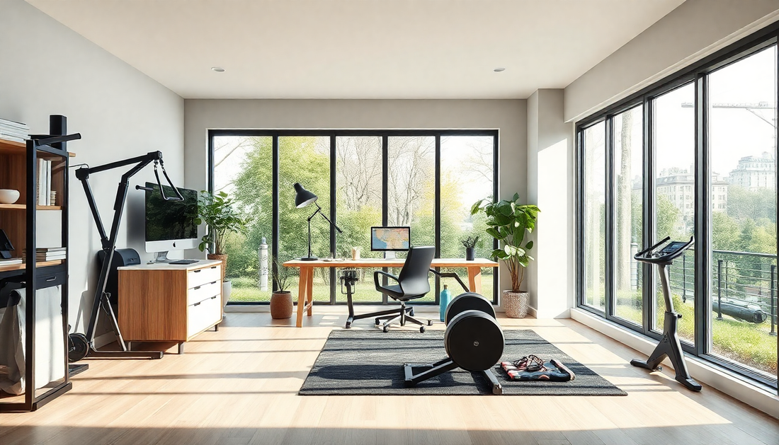Designing a Stylish and Functional Home Office and Fitness Space for 2025: Innovative Tips for Seamless Productivity and Wellness - Dondepiso