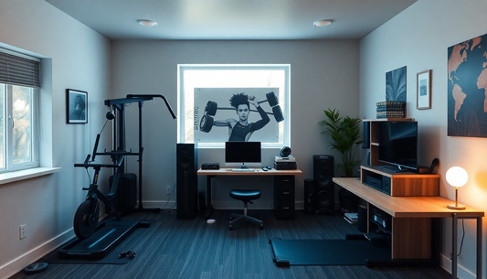 Home Studio & Gym Essentials: Boost Productivity & Wellness