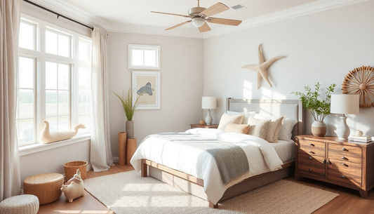 Luxurious Coastal Bedroom Inspirations for Serene Seaside Living and Cozy Elegance