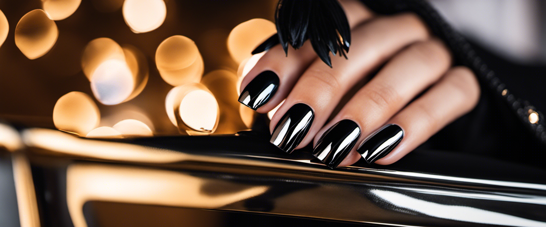 Transform Your Look with Black Chrome Nails