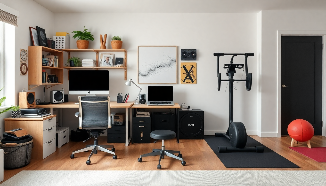 Essential Guide to Home Studio and Gym Must-Haves: Craft Your Ultimate Workspace and Fitness Zone for Enhanced Productivity