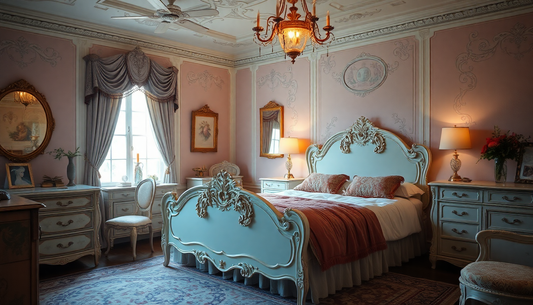 Luxurious French Provincial Bedroom Retreats with Vintage Charm and Soft Lighting