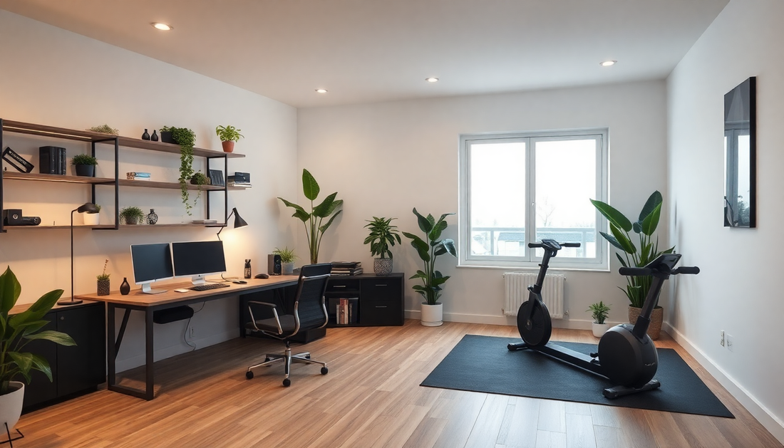 Smart Zoning Techniques to Seamlessly Blend Your Home Office and Fitness Area for Maximum Efficiency