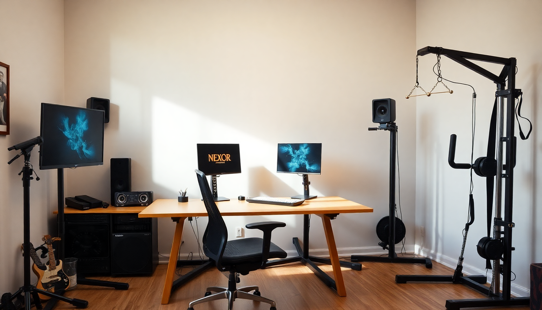 Home Studio and Gym Essentials: Curate Your Perfect Kit for a Dynamic Work-from-Home Experience and Wellbeing - Dondepiso