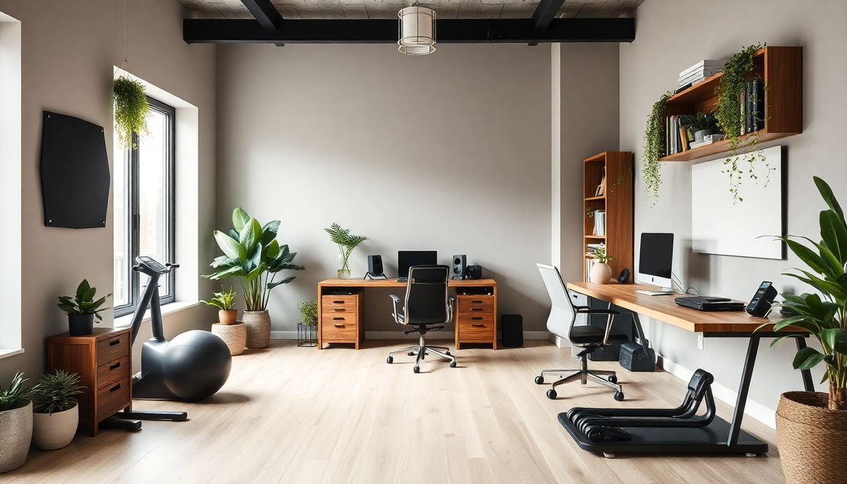 Transforming Your Home Office and Fitness Zone in 2025: Innovative Design Tips for a Productive and Healthy Lifestyle - Dondepiso
