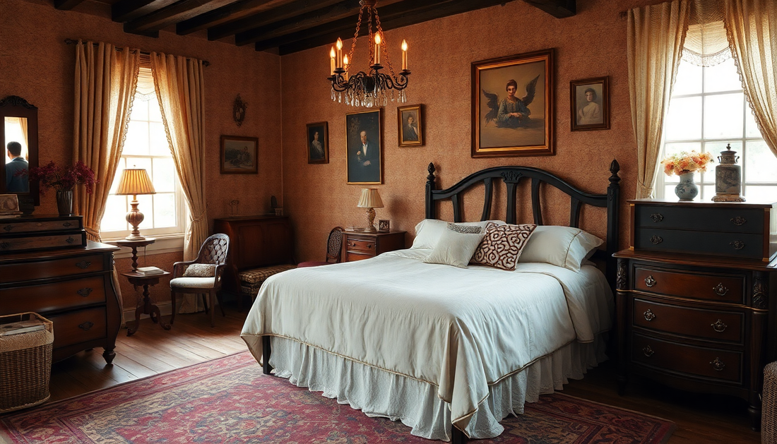 Vintage Eclectic Bedroom Inspiration: Curating Unique Decor Elements for a Cozy and Artistic Retreat