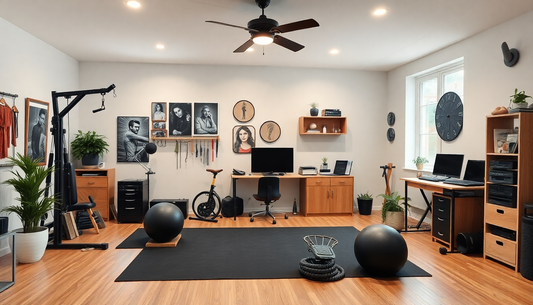 Home Studio and Gym Essentials: Crafting the Perfect Space for Health, Productivity, and Style