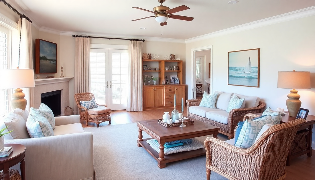 Timeless Coastal Living Room Ideas That Evoke Serenity and Understated Elegance