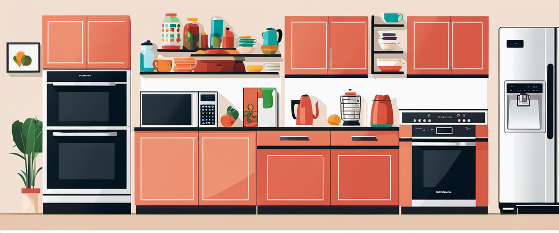 What are the main appliances in a kitchen?