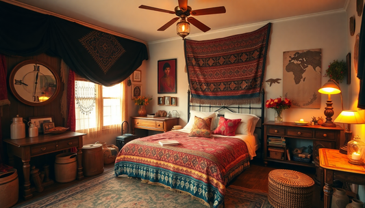 Vintage Bohemian Bedroom Styling: Creating a Cozy Eclectic Oasis for Restful Retreats in 2026