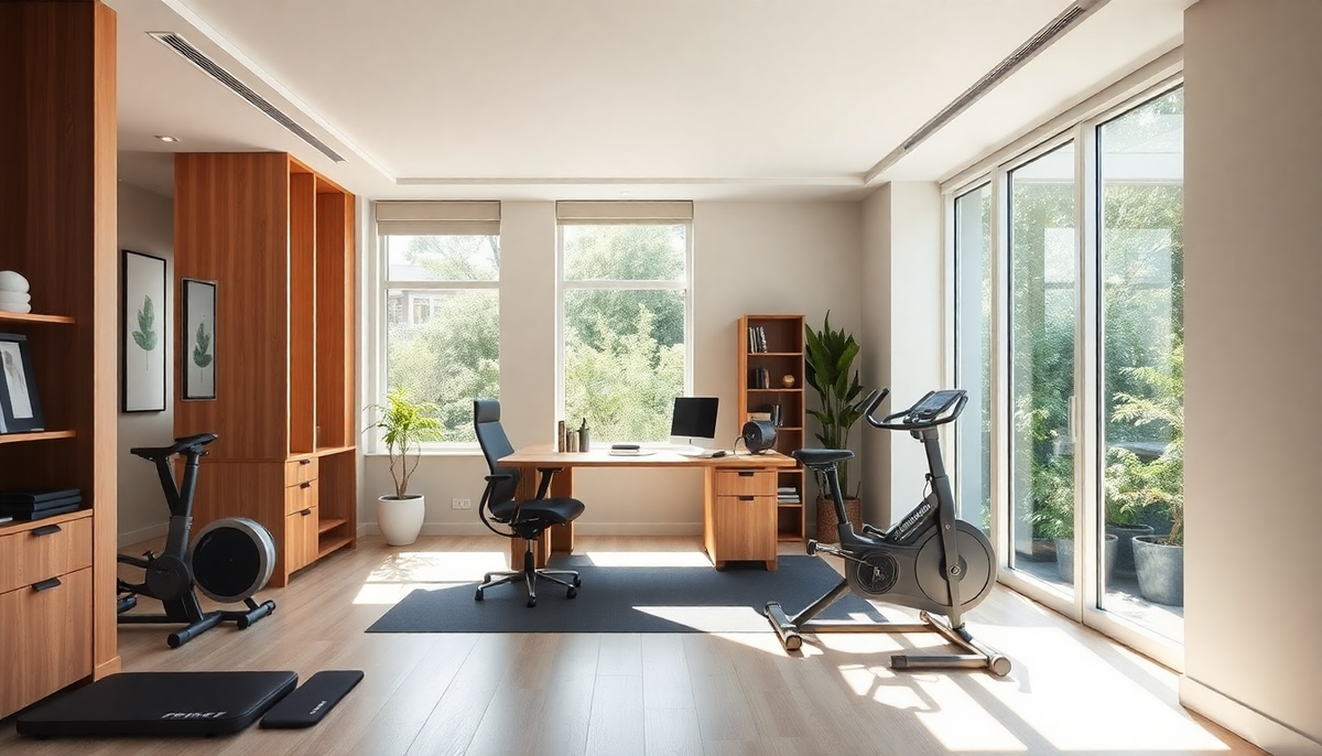 Designing a Productive and Energizing Home Office and Fitness Space for 2025: Innovative Ideas for Enhanced Focus and Wellbeing