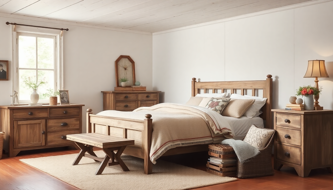 Cozy Vintage Farmhouse Bedroom Ideas That Radiate Timeless Charm and Warmth