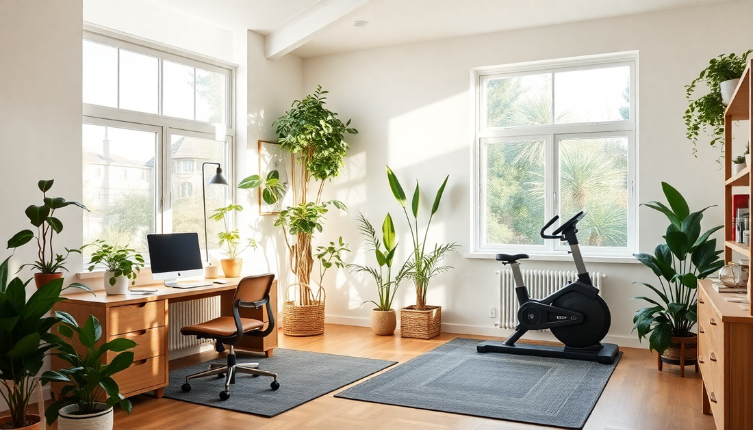Harnessing Biophilic Design to Boost Productivity and Wellness in Your Home Office and Fitness Space