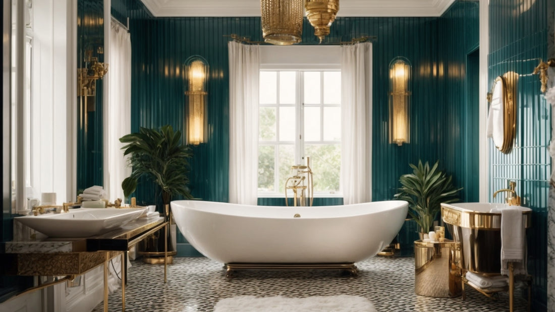 Chic and Sophisticated: Art Deco-Inspired Bathroom Decor Trends to Try