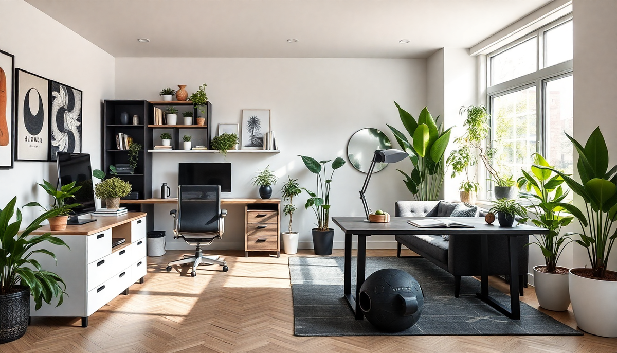 Innovative Design Trends for Creating a Harmonious Home Office and Fitness Space in 2025: Strategies for Enhancing Productivity and Wellbeing