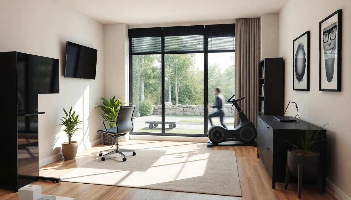 Innovative Home Office and Fitness Space Fusion: Maximizing Productivity and Wellness in 2025 - Dondepiso