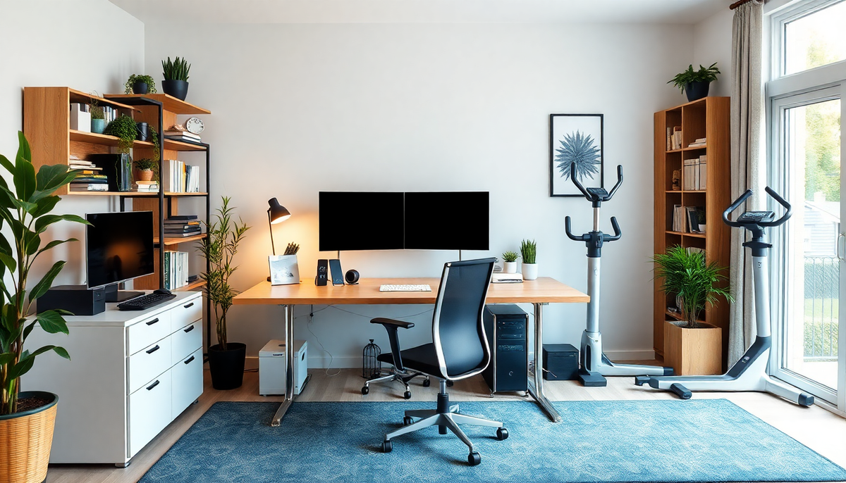 Designing a Cozy Home Office and Fitness Sanctuary for 2025: Innovative Tips for Enhancing Comfort and Productivity - Dondepiso