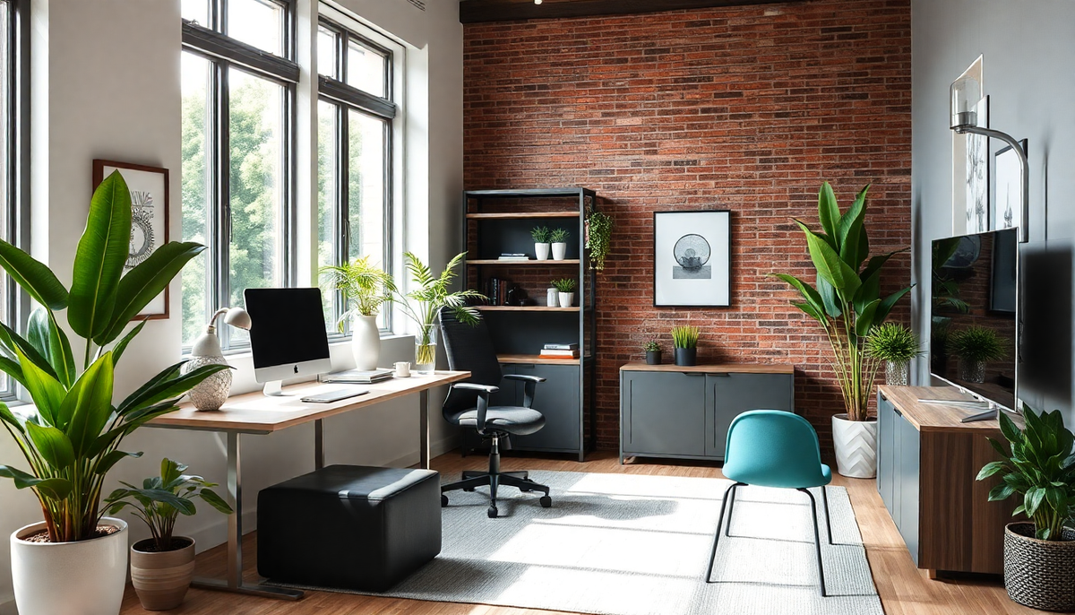 Innovative Home Office and Fitness Space Synergy for 2025: Design Strategies for Enhanced Focus and Holistic Wellness - Dondepiso