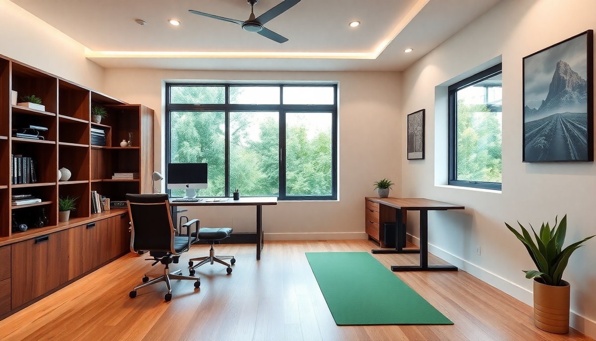 How to Design a Home Office and Fitness Space That Adapts to Your Mental and Physical Wellness Needs
