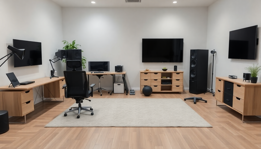 Home Studio Essentials for 2025: Must-Have Items to Elevate Your Work-from-Home and Fitness Experience - Dondepiso