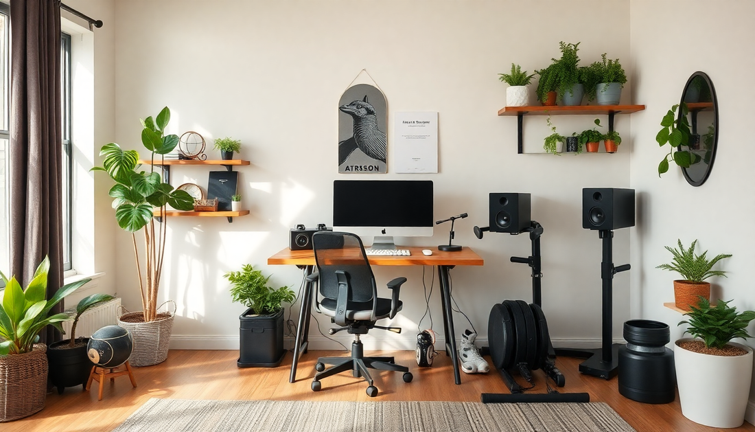 Home Studio and Gym Essentials: Your Ultimate Guide to Building a Functional Space for Remote Work and Fitness