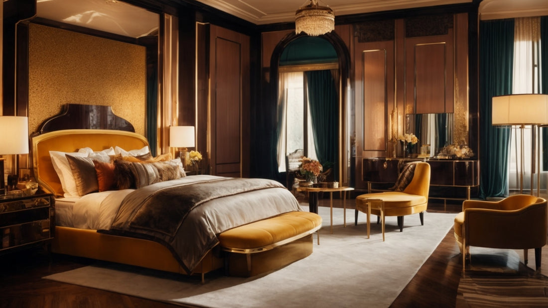 Golden Age Glamour: Art Deco Bedroom Decor Tips and Inspiration