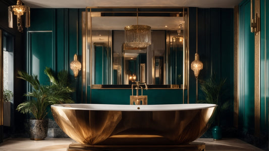 Luxurious Lavatory: Essential Elements of Art Deco-Inspired Bathroom Decor