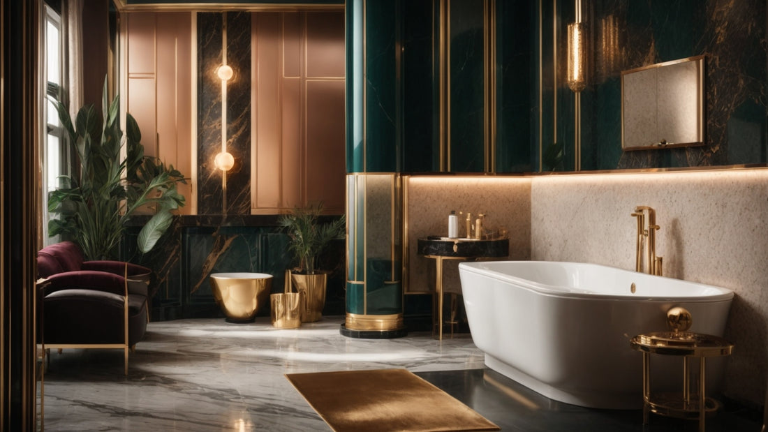 Opulent Opulence: Styling Your Bathroom with Art Deco Influence