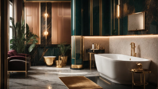 Opulent Opulence: Styling Your Bathroom with Art Deco Influence