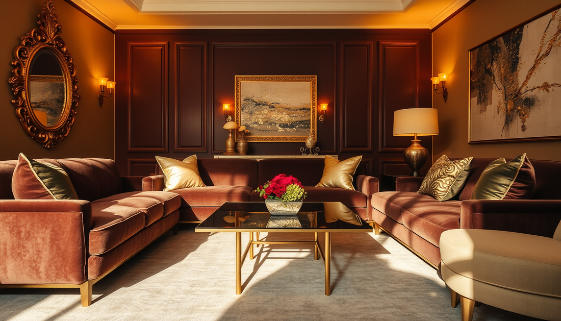 Golden Touches: Add Glamour to Your Home with Metallic Accents