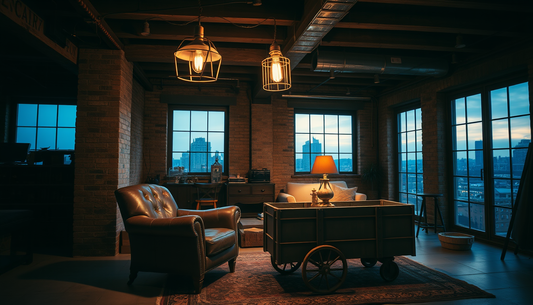 Vintage Industrial: Fusing Old-World Charm with Urban Decor