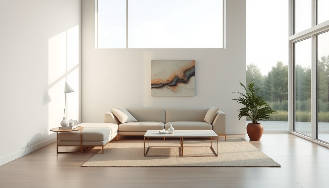 Streamlined Spaces: Minimalist Decor for a Calming Environment