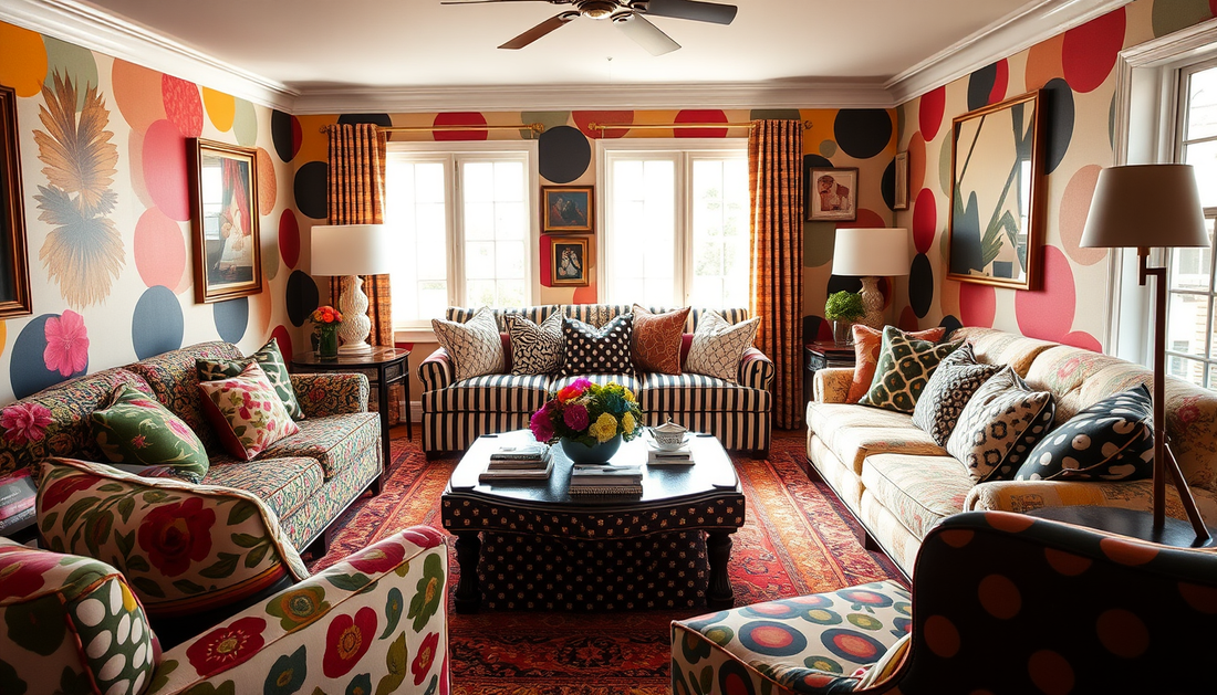 Playful Patterns: Add Personality to Your Space with Bold Prints - Dondepiso