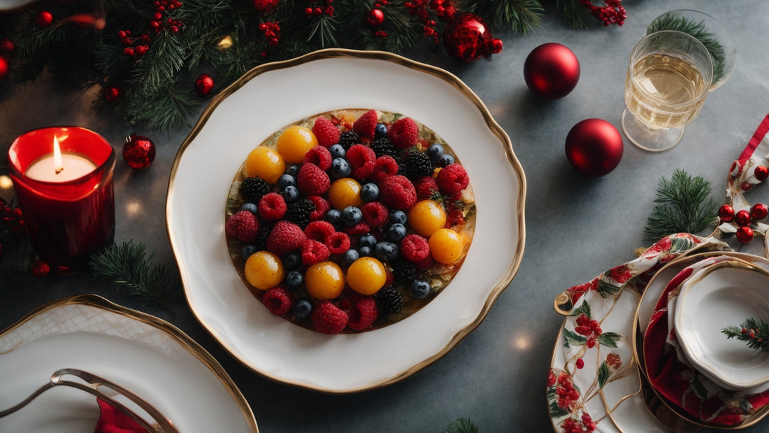 Plate Decoration Techniques for Christmas Dinner