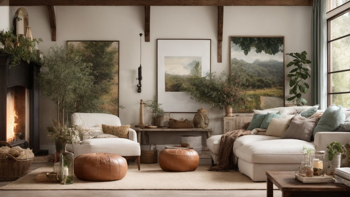 Transform Your Living Room with These Farmhouse Decor Tips