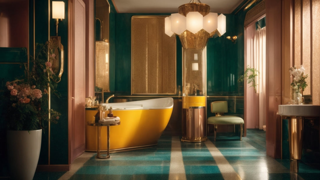 Vintage Vogue: Transform Your Bathroom with Art Deco Decor