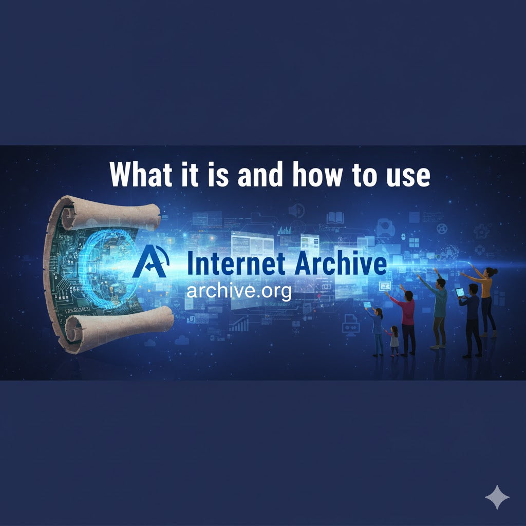 What it is and how to use Internet Archive archive.org