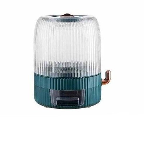 10KG 360-degree Rotatable Rice Grain Bucket with Lid