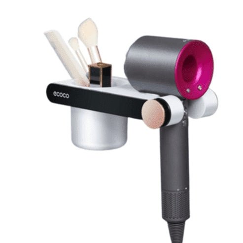 ECOCO Hair Dryer Holder Curling Iron Shelf 