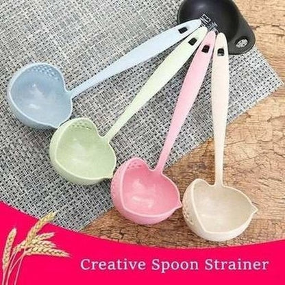 2 In 1 Soup Spoon Long Handle