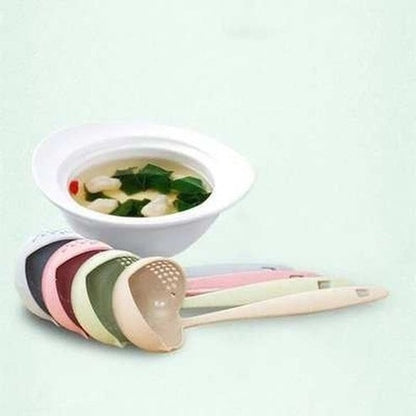 2 In 1 Soup Spoon Long Handle